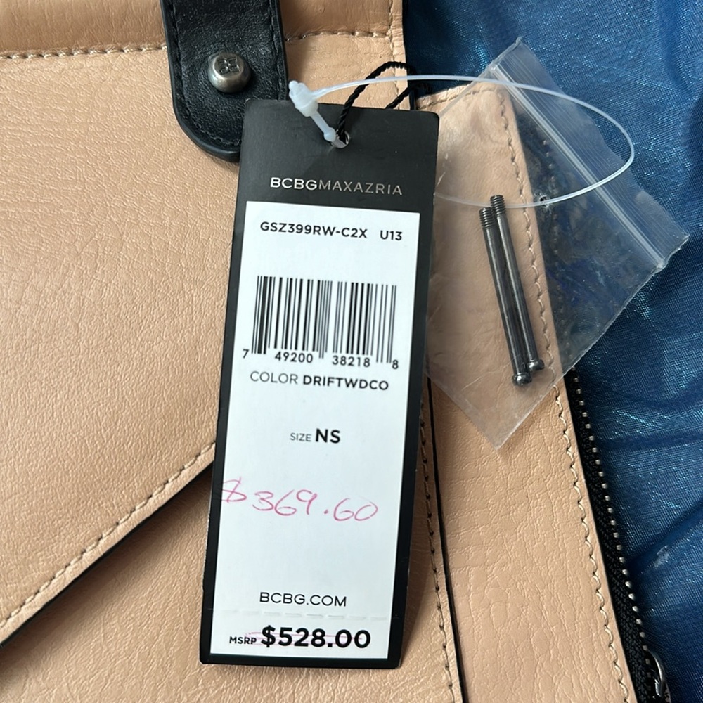BCBG Authentic leather bag. Brand new with tags. - Picture 10 of 10